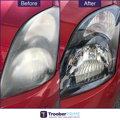 fog inside headlight